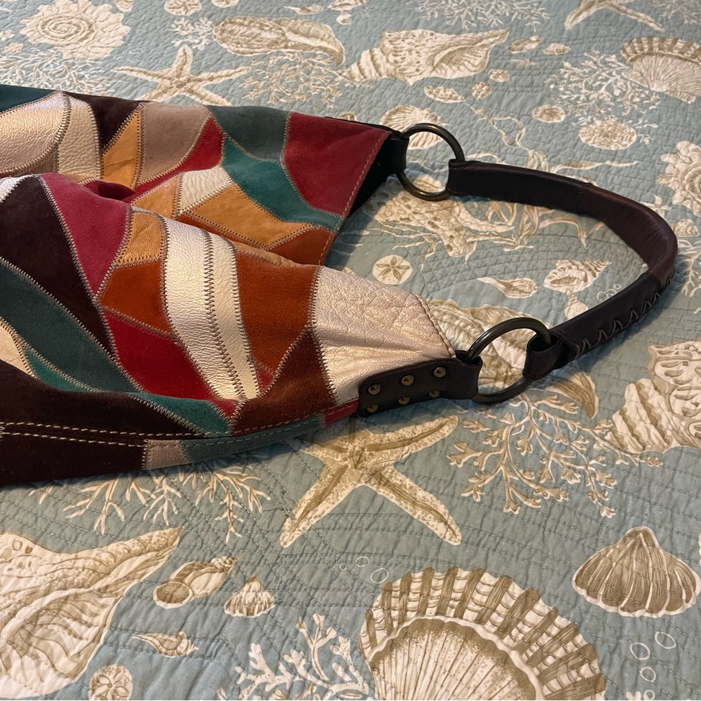 Lucky Brand Multicolor Patchwork Hobo Bag - Picture 3 of 3